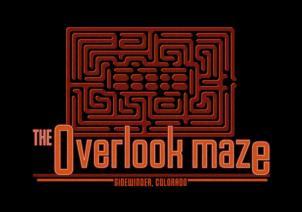 Image of The Overlook Maze T-shirt inspired by The Shining