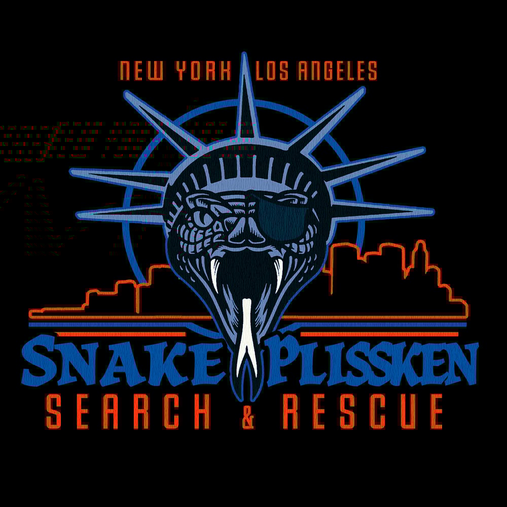 Image of Snake Plissken T-shirt inspired by Escape to New York