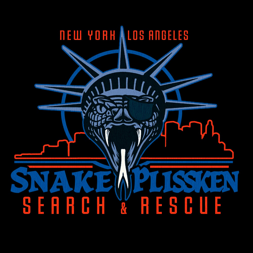 Image of Snake Plissken T-shirt inspired by Escape to New York