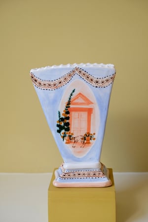 Image of Picking Foxgloves - Romantic Vase