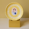 Woman with Sighthound Small Plate