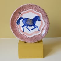 Image 1 of Manganese Horse Small Plate