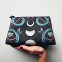 Night Garden Cotton Pouch