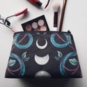 Night Garden Cotton Pouch