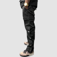 Image 2 of Cargo Snap Buttons Pant