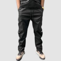 Image 1 of Cargo Snap Buttons Pant