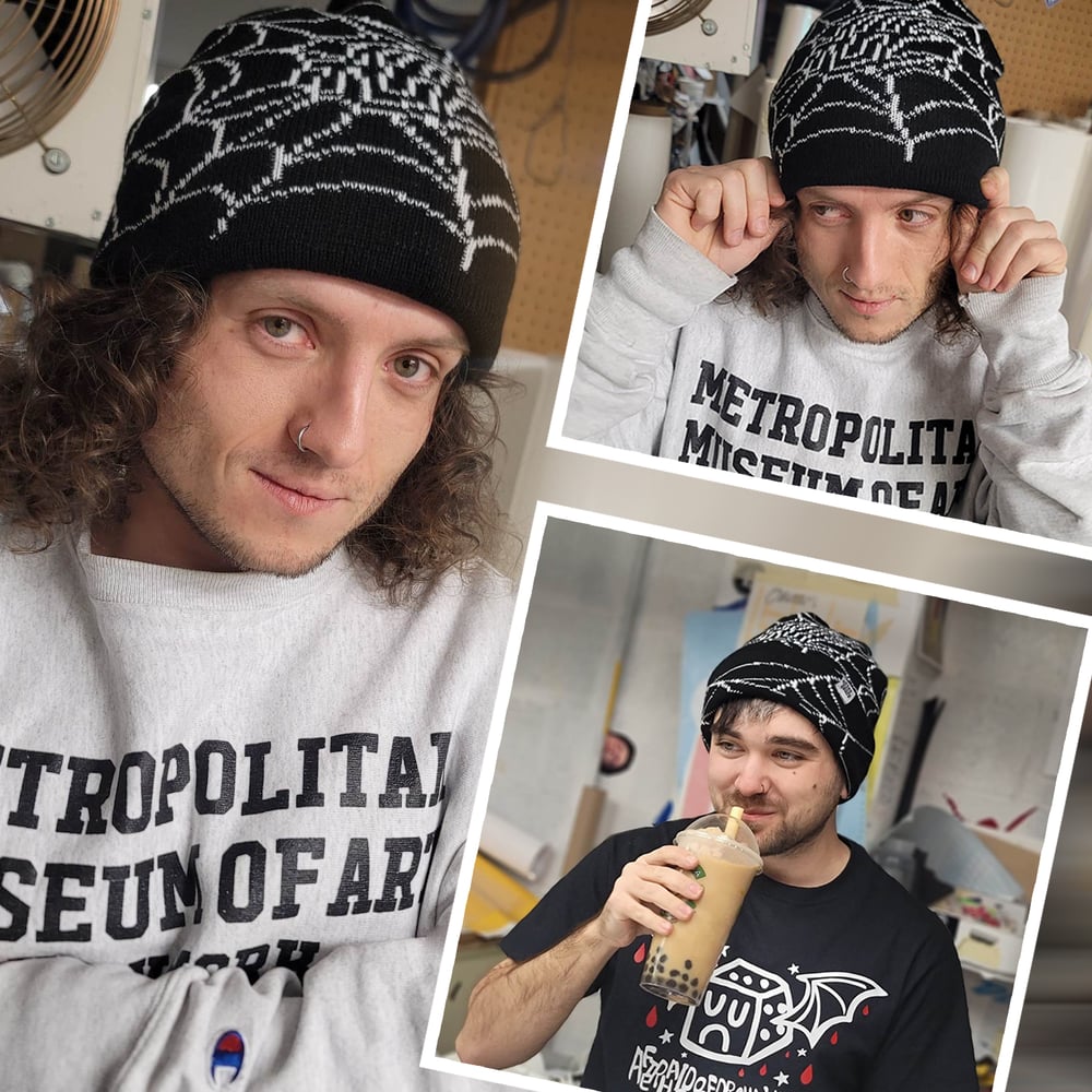 Cobweb beanie