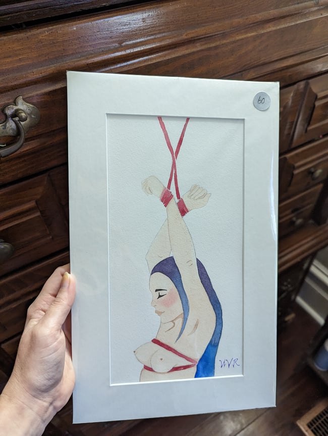 Tyra Shibari Watercolor 