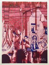 Image 3 of ROCK DOVES - RISOGRAPH PRINT
