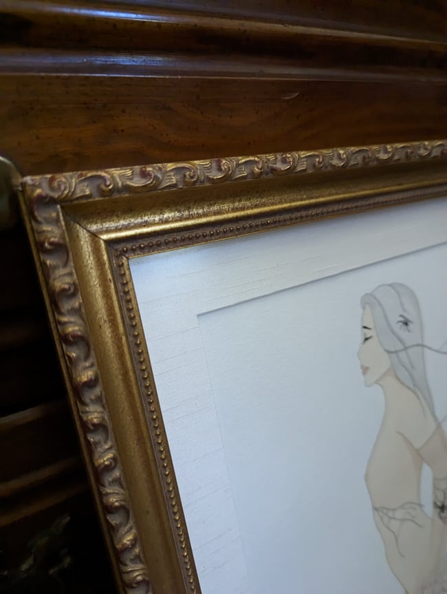 Genesis Spiderweb Watercolor (framed)