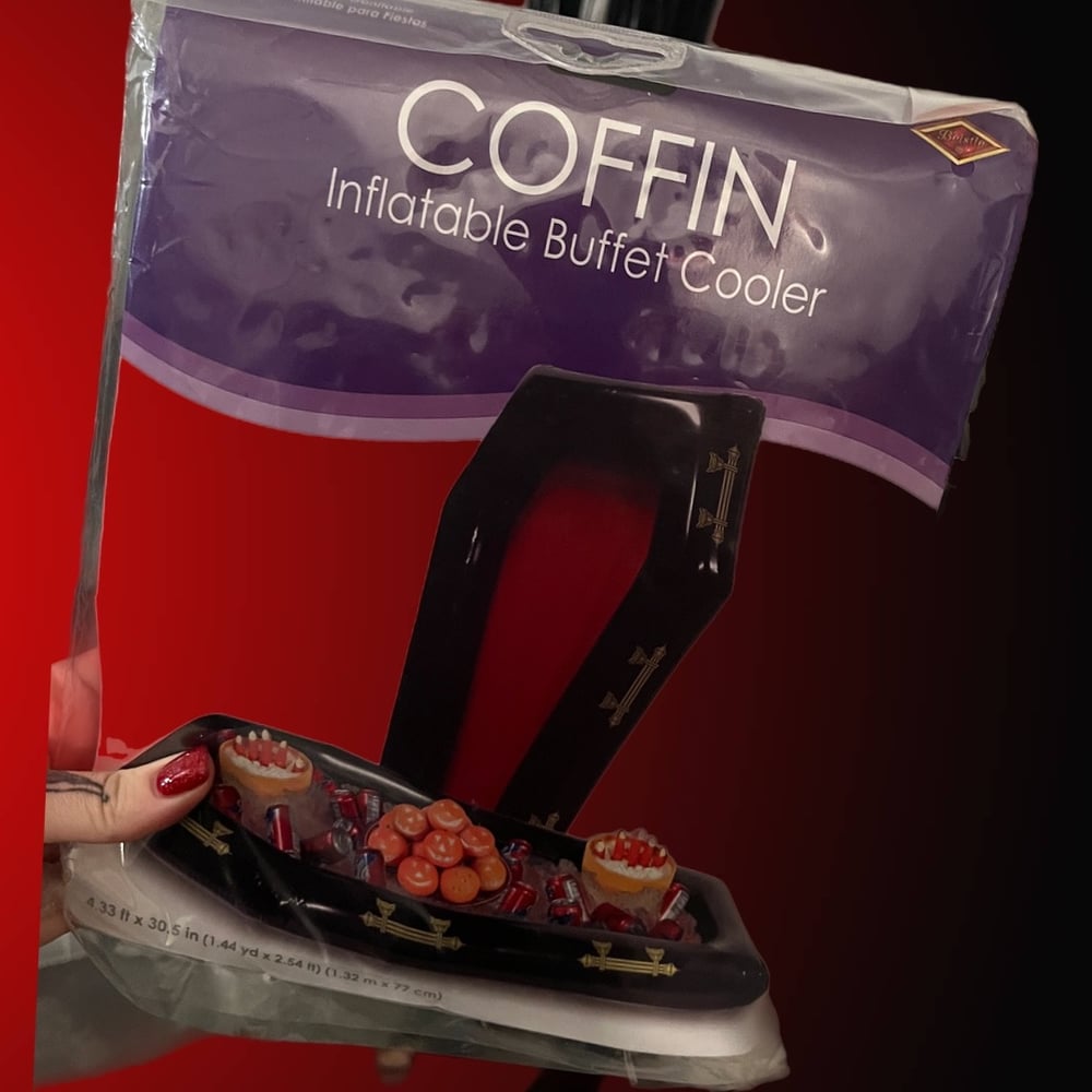 Image of inflatable coffin! 