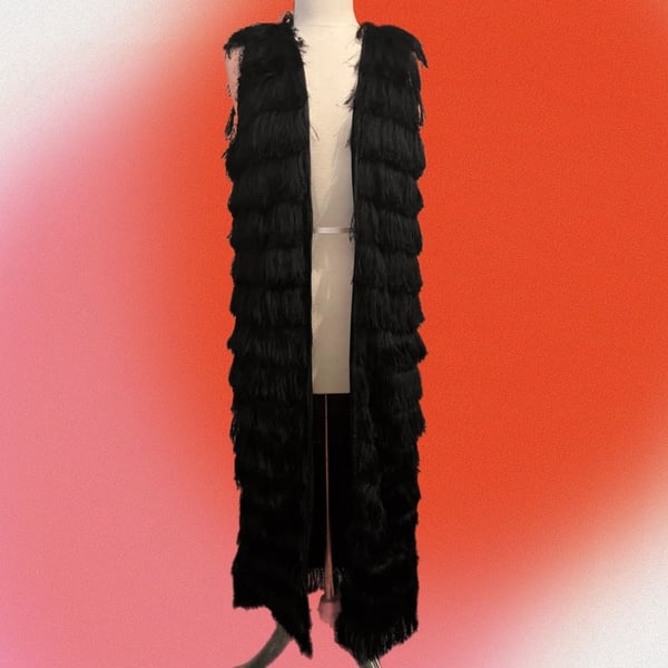 Image of Shaggy Vest Duster
