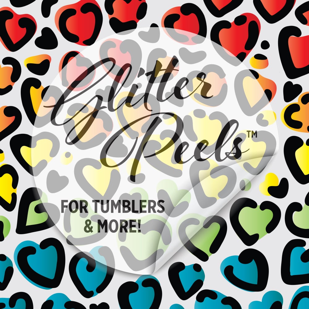 Leopard Print Hearts