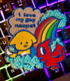 Neopet Rainbow Pool Embroidered Patch