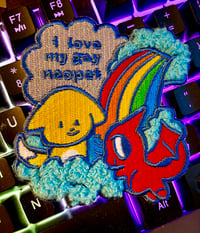 Image 1 of Neopet Rainbow Pool Embroidered Patch