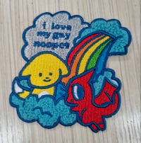 Image 2 of Neopet Rainbow Pool Embroidered Patch