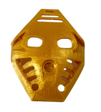 Image 4 of Bionicle Kanohi Pakari (FDM Plastic-printed, Pearl Gold)