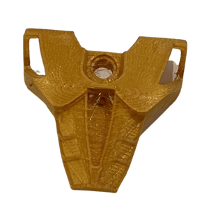 Image of Bionicle Toa Nuva Chestplate (Toa Takanuva, FDM Plastic-printed, Pearl Gold)