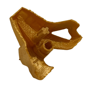 Image of Bionicle Toa Nuva Chestplate (Toa Takanuva, FDM Plastic-printed, Pearl Gold)