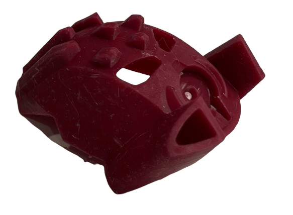 Image of Bionicle Great Kanohi Ruru (Resin-Printed, Dark Red)