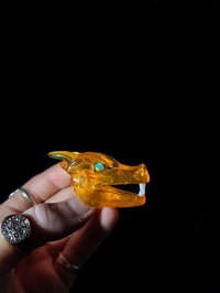 Image 2 of Charizard skull with opal eyes 🔥