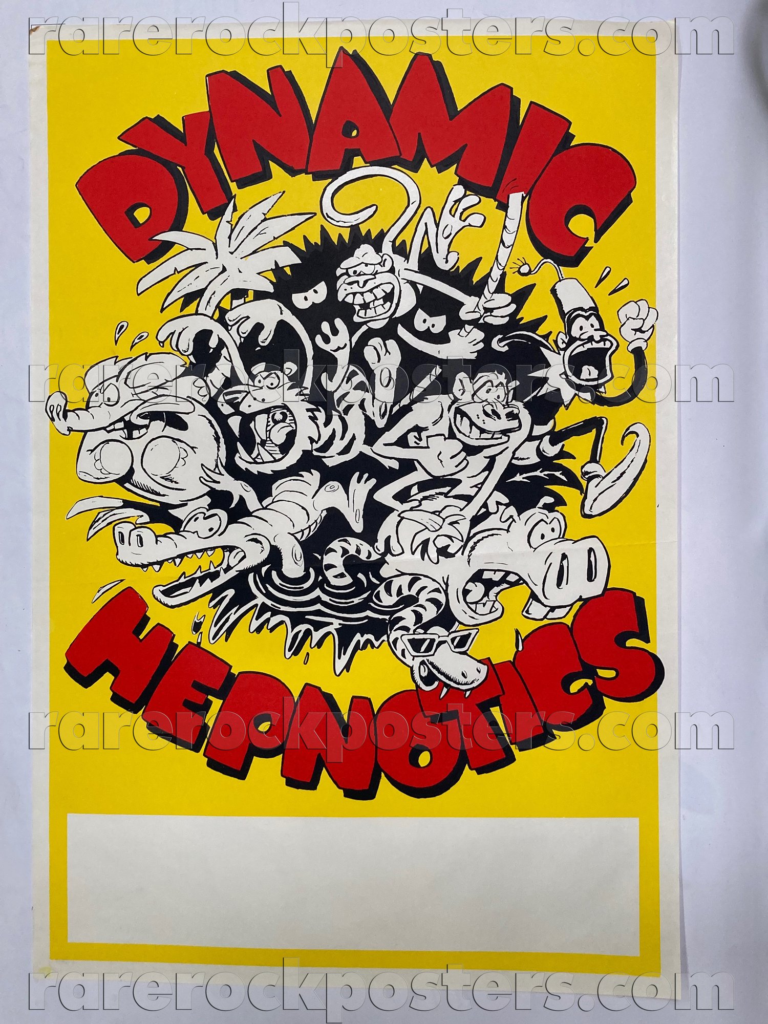 DYNAMIC HEPNOTICS ~ ORIGINAL EARLY 1980'S AUST GIG BLANK POSTER