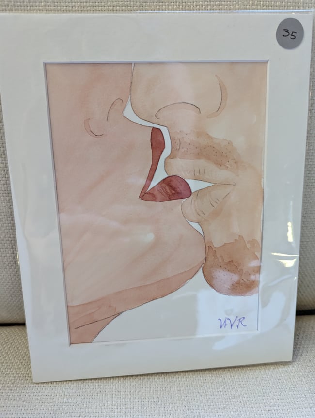 First touch original watercolor 