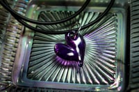 Image 1 of Glass Heart Pendants