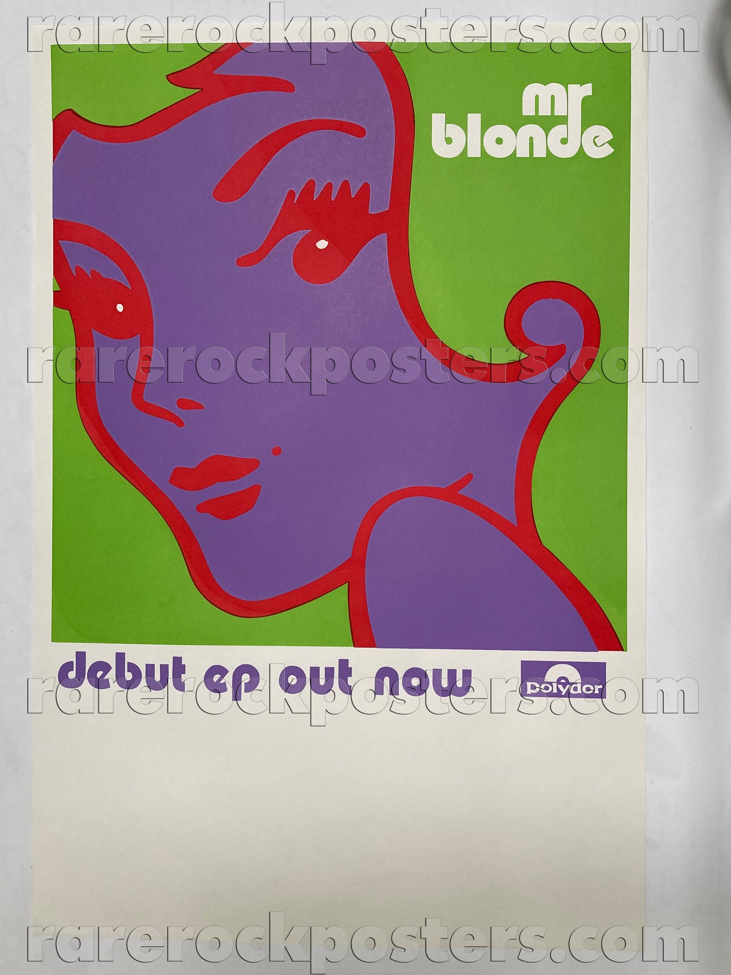 MR BLONDE ~ ORIGINAL 1994 AUSTRALIAN GIG BLANK / RECORD PROMO POSTER