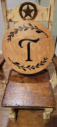 Image 2 of Custom Monogram Door Hanger 