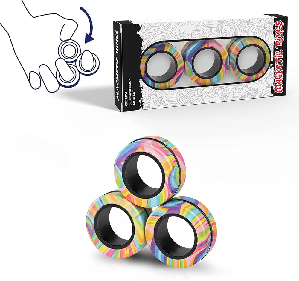 Image of Finger Magnet Rings (3pcs)
