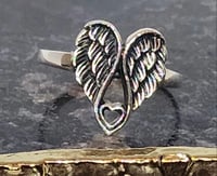 Image 1 of Angel Wings w/Heart