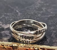 Image 1 of Triple Band-Faith Hope Love