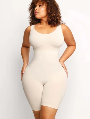 Eco-friendly Seamless Outerwear Jumpsuit Shapewear