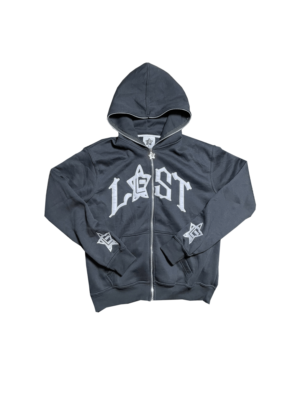 LOST FULLZIP- BLACK 