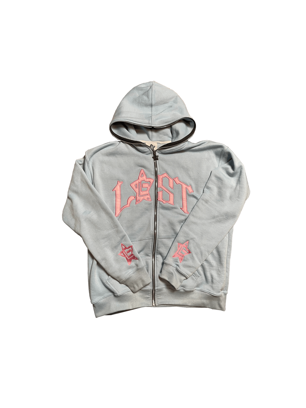 LOST FULL ZIP- BABY BLUE