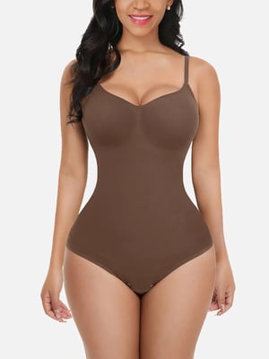  Seamless Tighten The Abdomen One-piece Shapewear Briefs