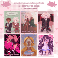 Image 1 of Danganronpa Mini Prints 2022 