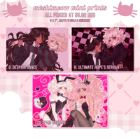 Image 2 of Danganronpa Mini Prints 2022 