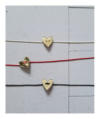 Image 3 of  zapestnica SRCE - ZLATA // omejena izdaja // bracelet HEART - GOLD // limited edition