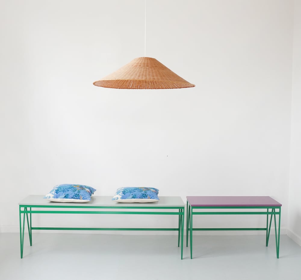 Image of Ex-display - Colour Play Bench in green and eucalyptus