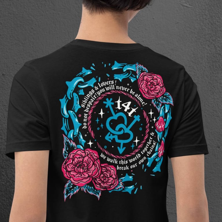 Trans Solidarity Forever Double Printed Tee