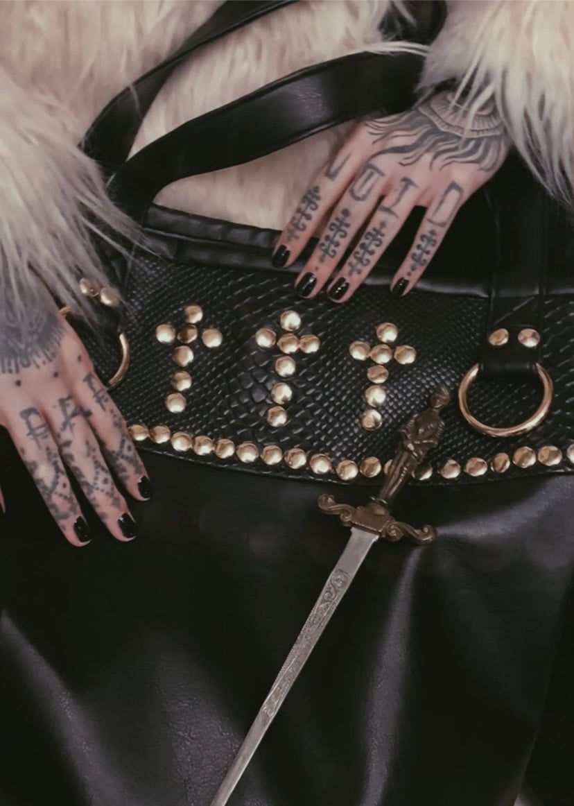 Cross bag- limited edition- snake and gold
