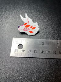 Image 2 of Fox Devil Enamel Pin