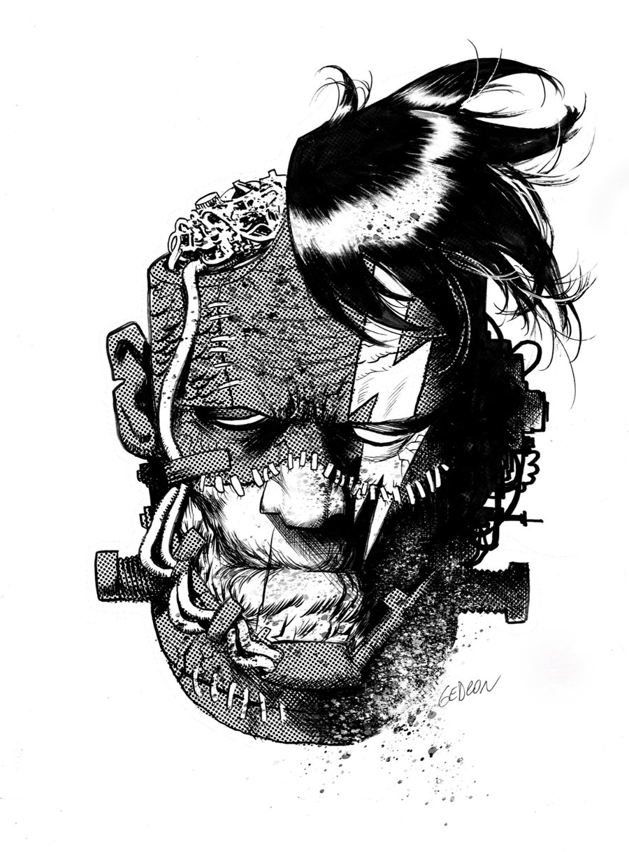Image of FrankenHead by Juan Gedeon (Sticker Only)