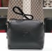 Image of Vtg. Gucci Black Pebbled Leather Crossbody Bag