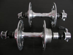 Image of Campagnolo Record Hubs - High Flange - Road