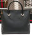 Image of Vtg Gucci Black Mini Monogram Tote Bag