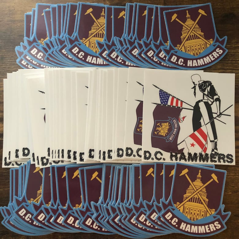 Image of D.C. Hammers Sticker Pack