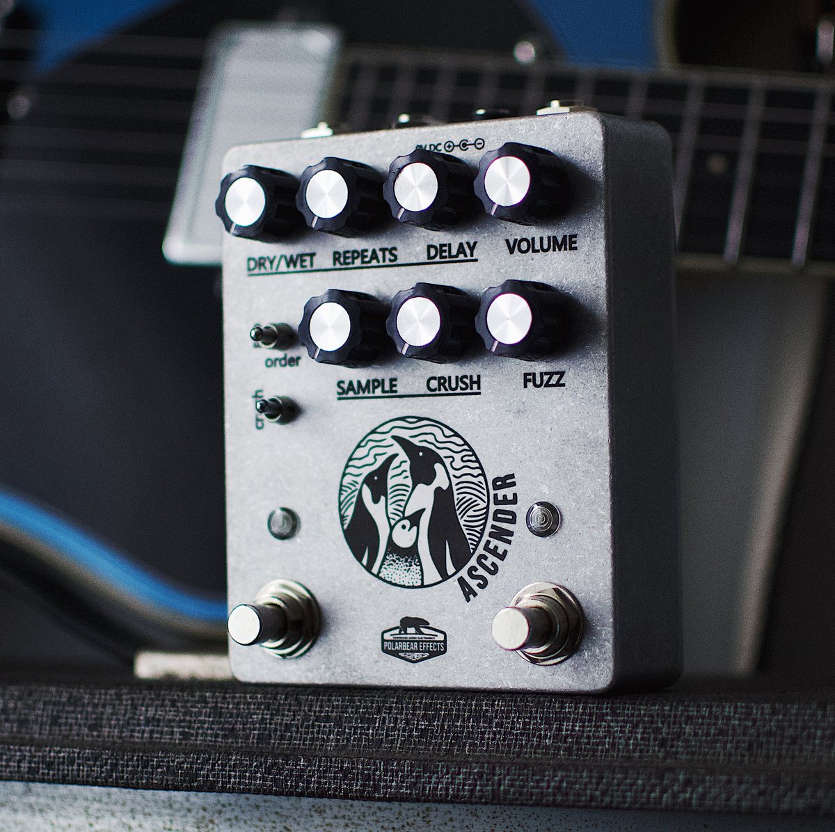 Polarbear Effects Ascender Fuzz/Bit Crush/Delay | Little Box Effects